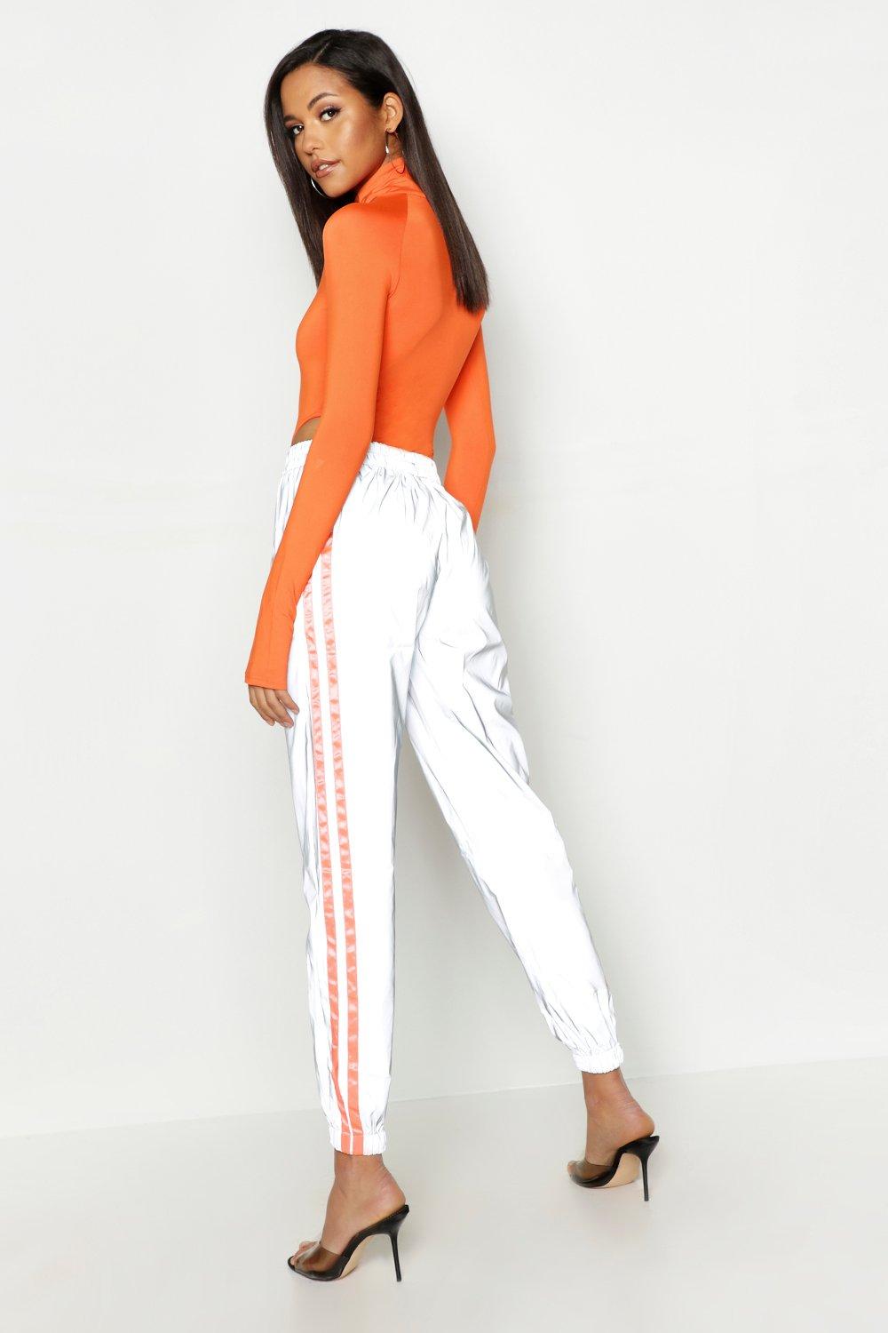 boohoo reflective joggers