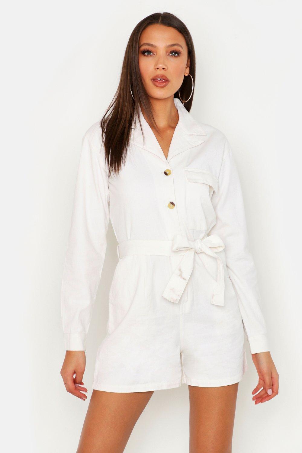 utility belted playsuit