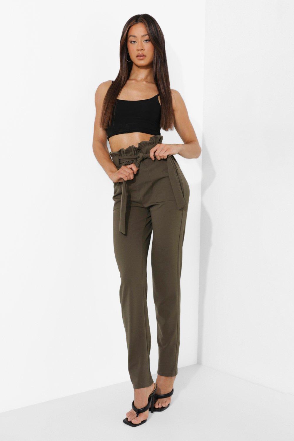 Tall Stone Paperbag Trousers