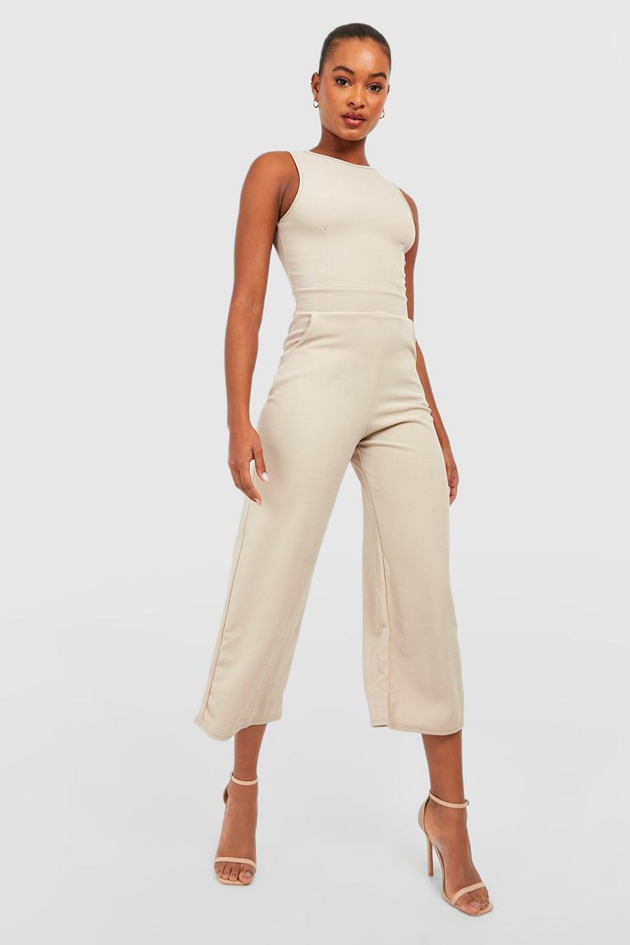 Sand Tall Tailored Jumpsuit image number 1