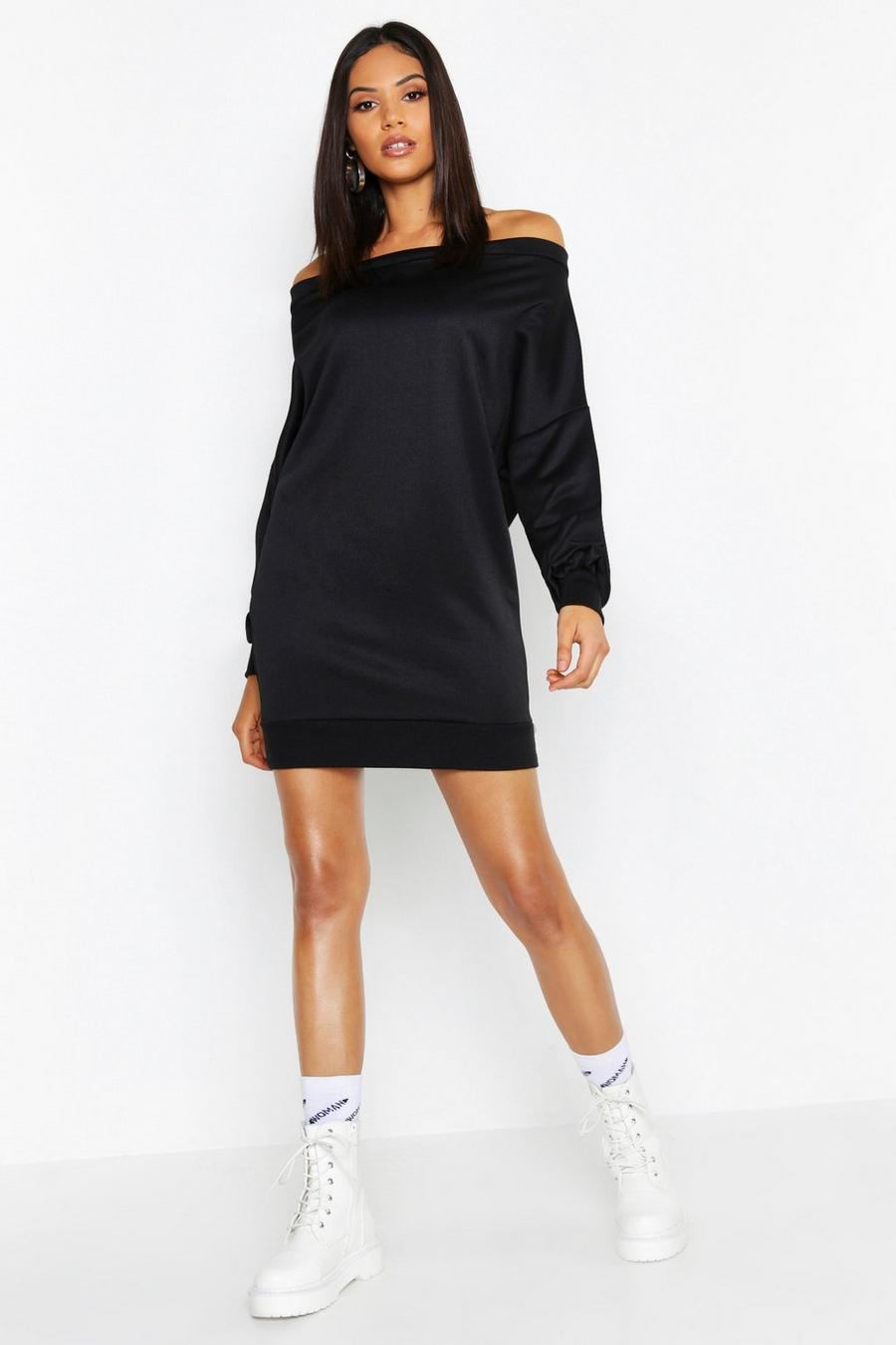 Tall Off The Shoulder Sweat Dress image number 1