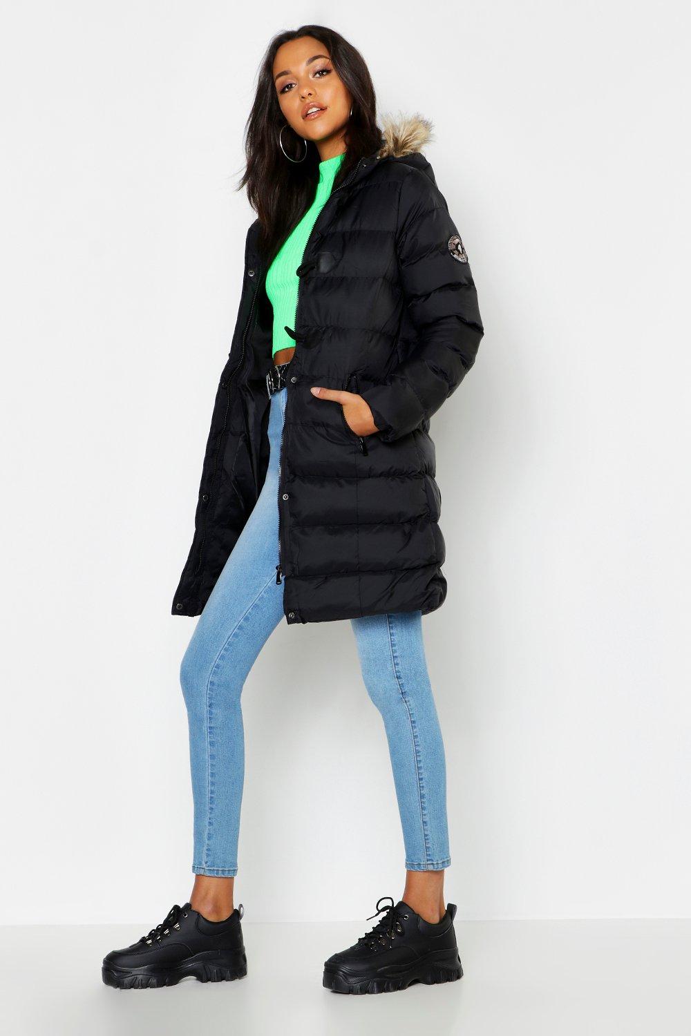 Duffle coat discount femme capuche fourrure