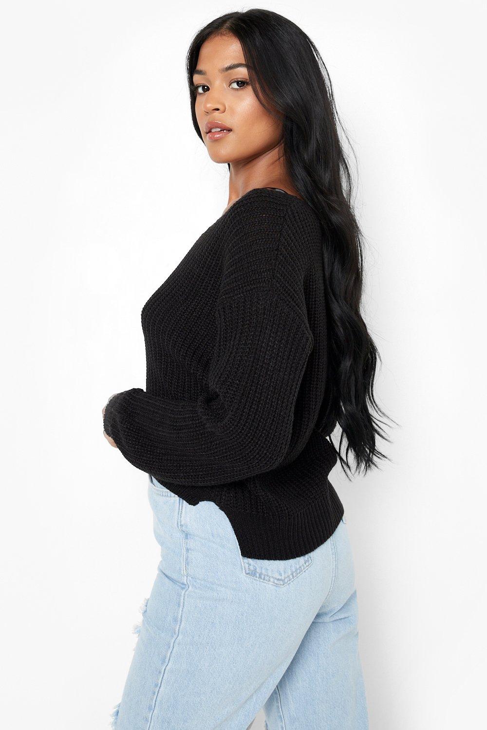 tall v neck jumper