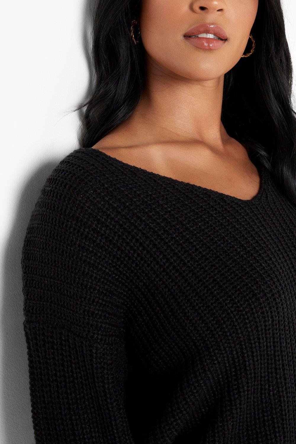 tall v neck jumper