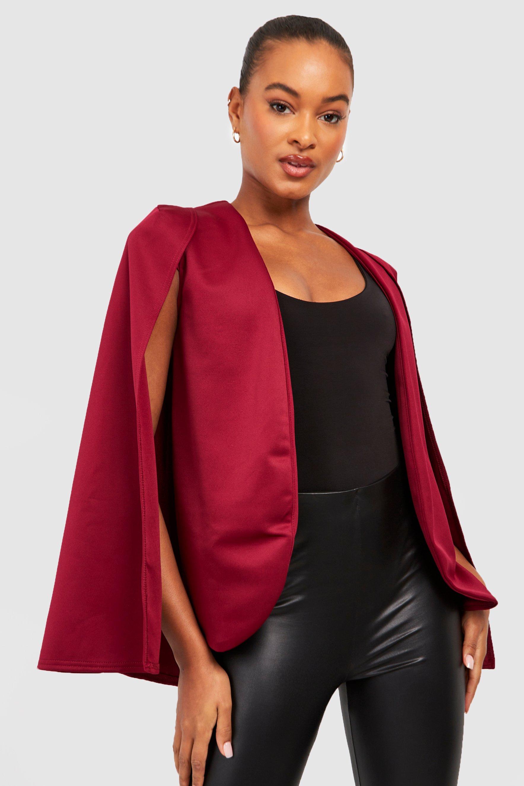 Boohoo cape outlet jacket