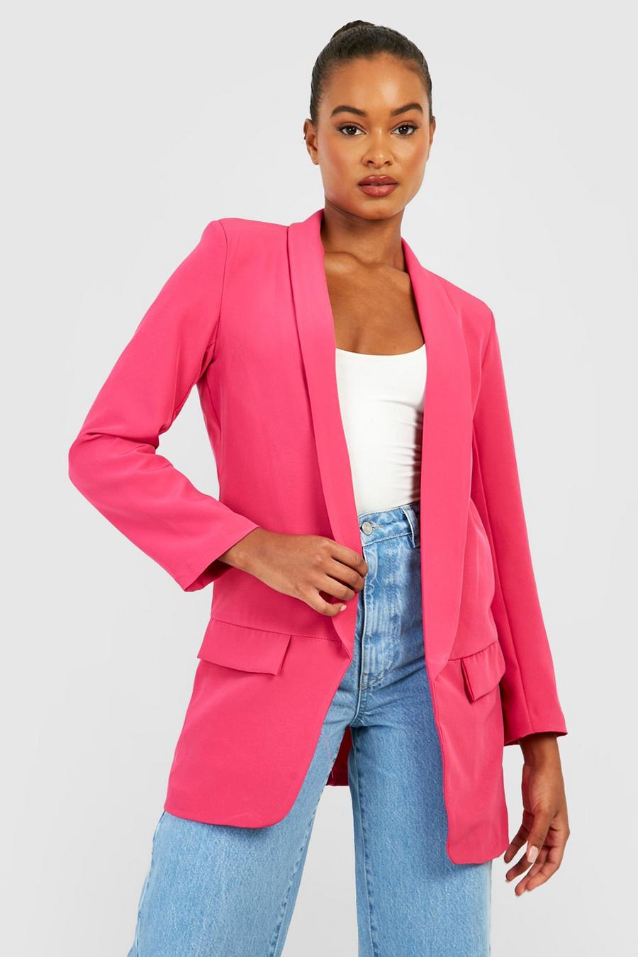 Tall Blazer, Hot pink image number 1