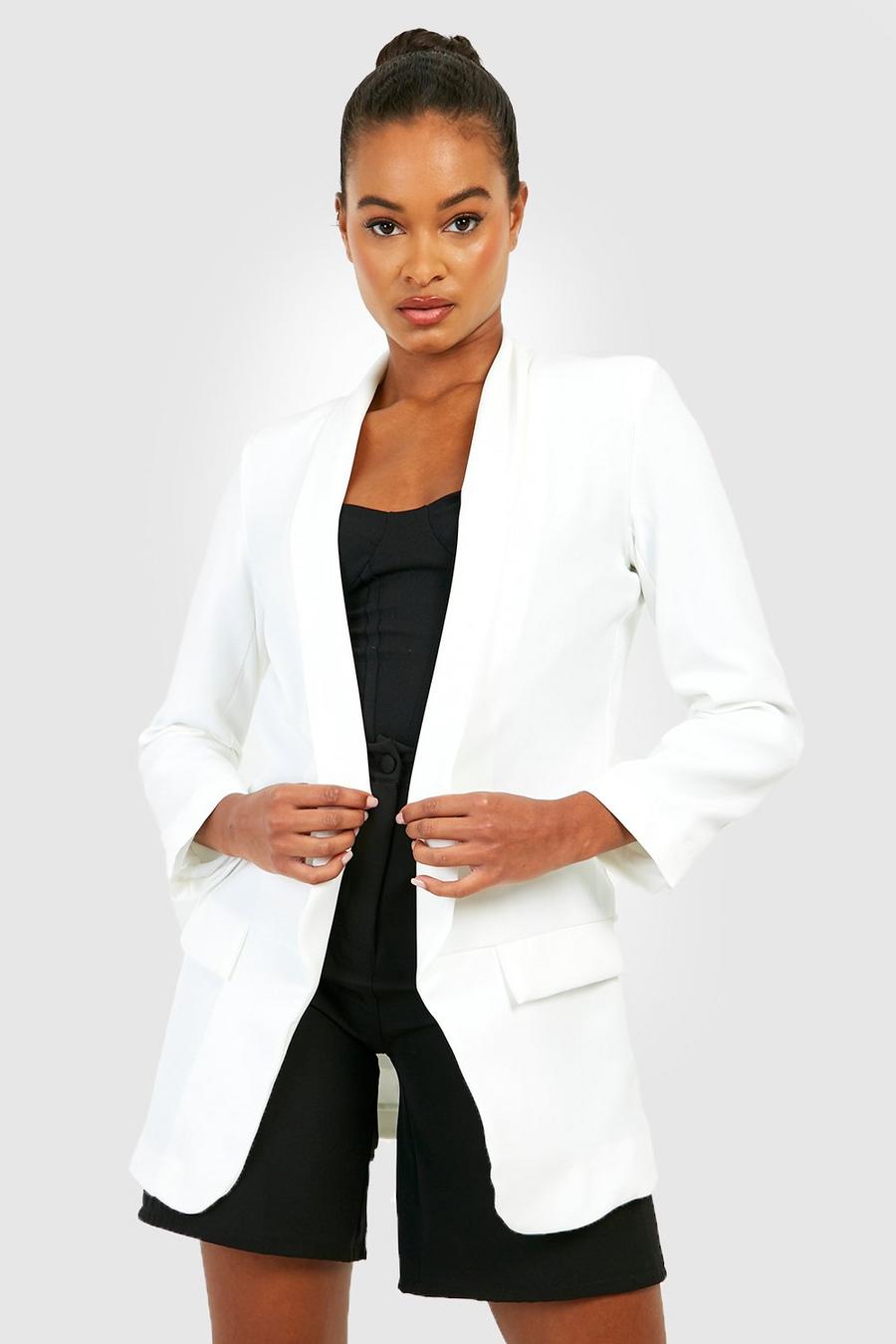 Ivory Tall Tailored Blazer image number 1