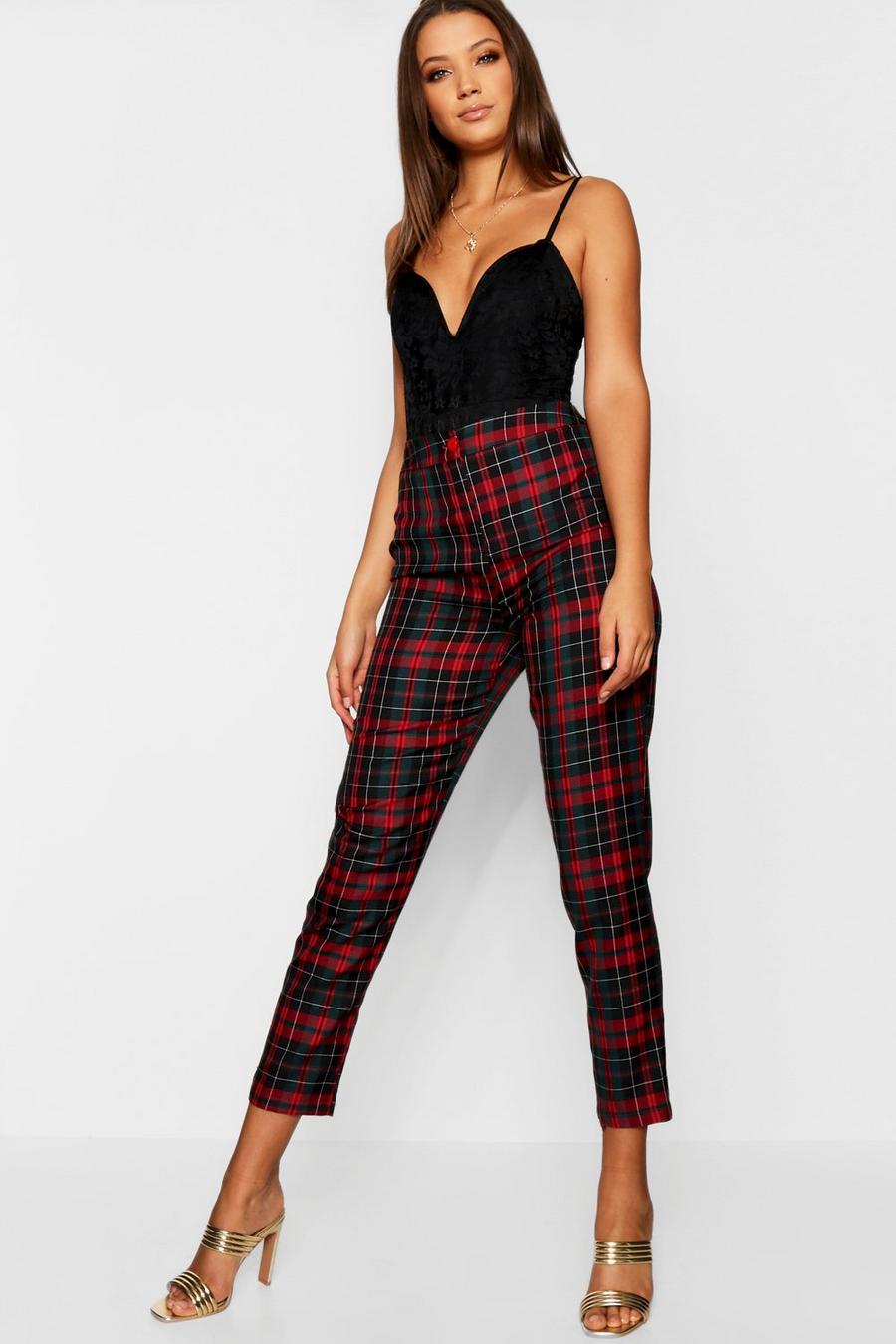 Tall Woven Checked Trouser image number 1