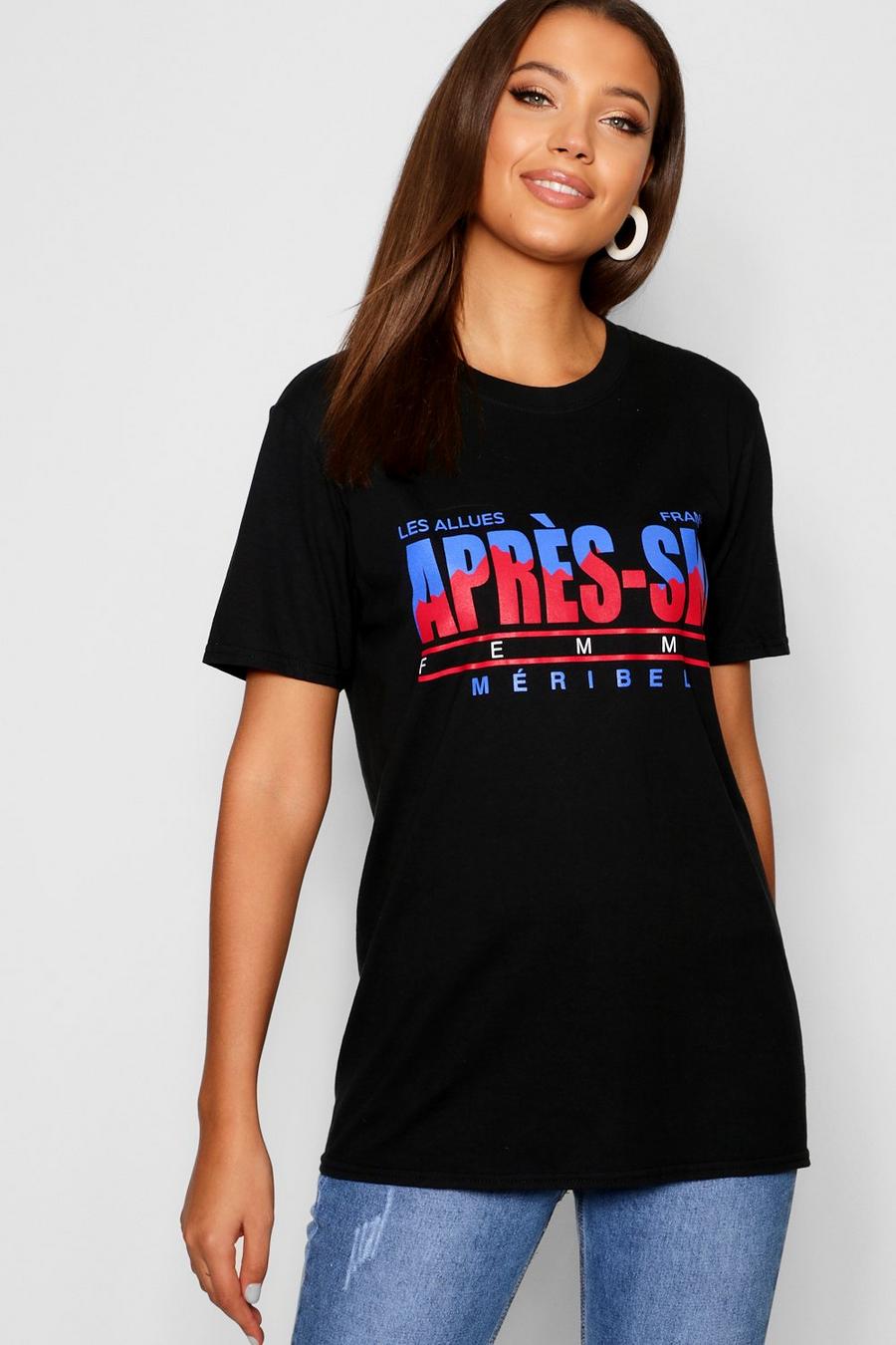 Camiseta con eslogan “Apres Ski” Tall image number 1