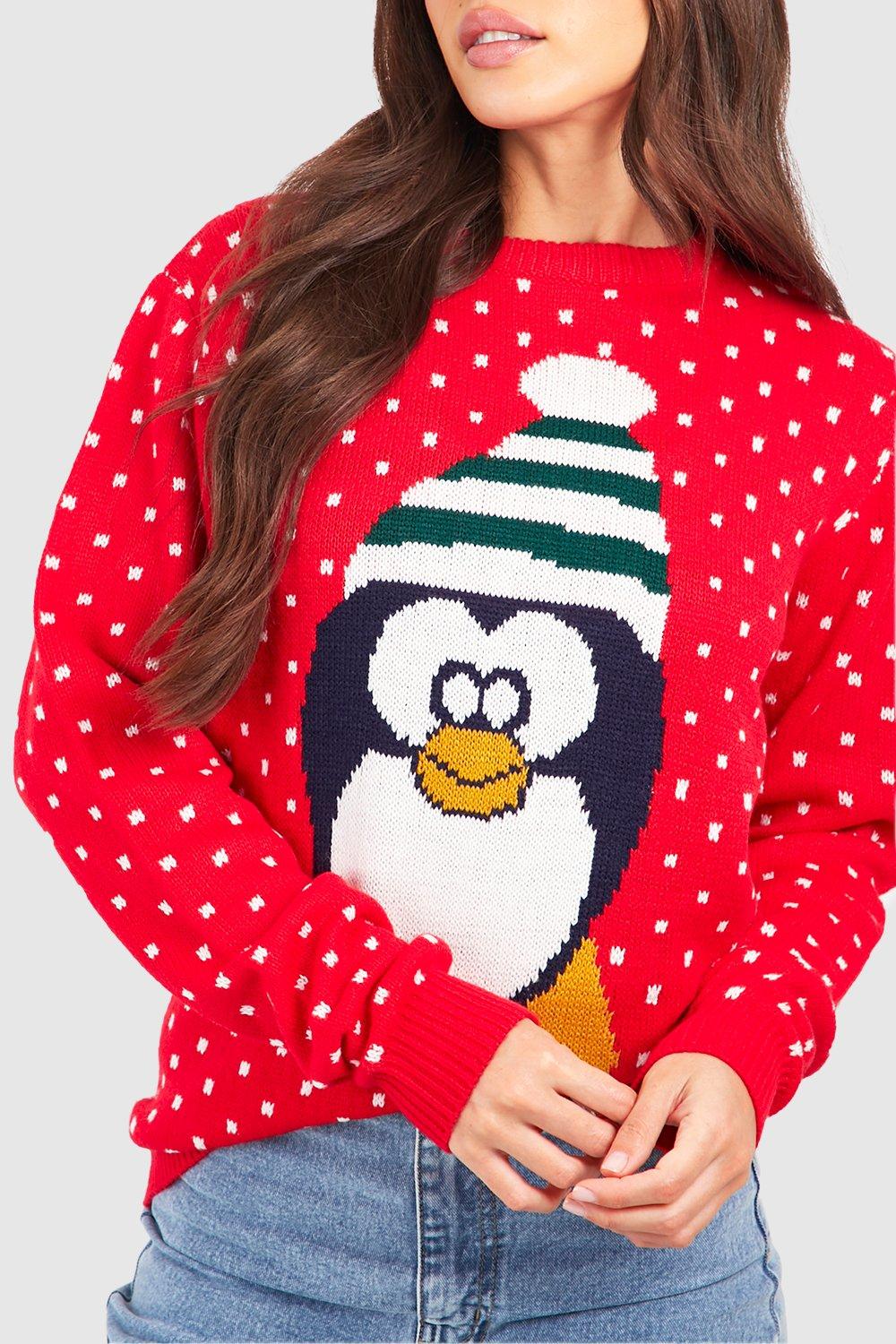 Pull de noel online pingouin