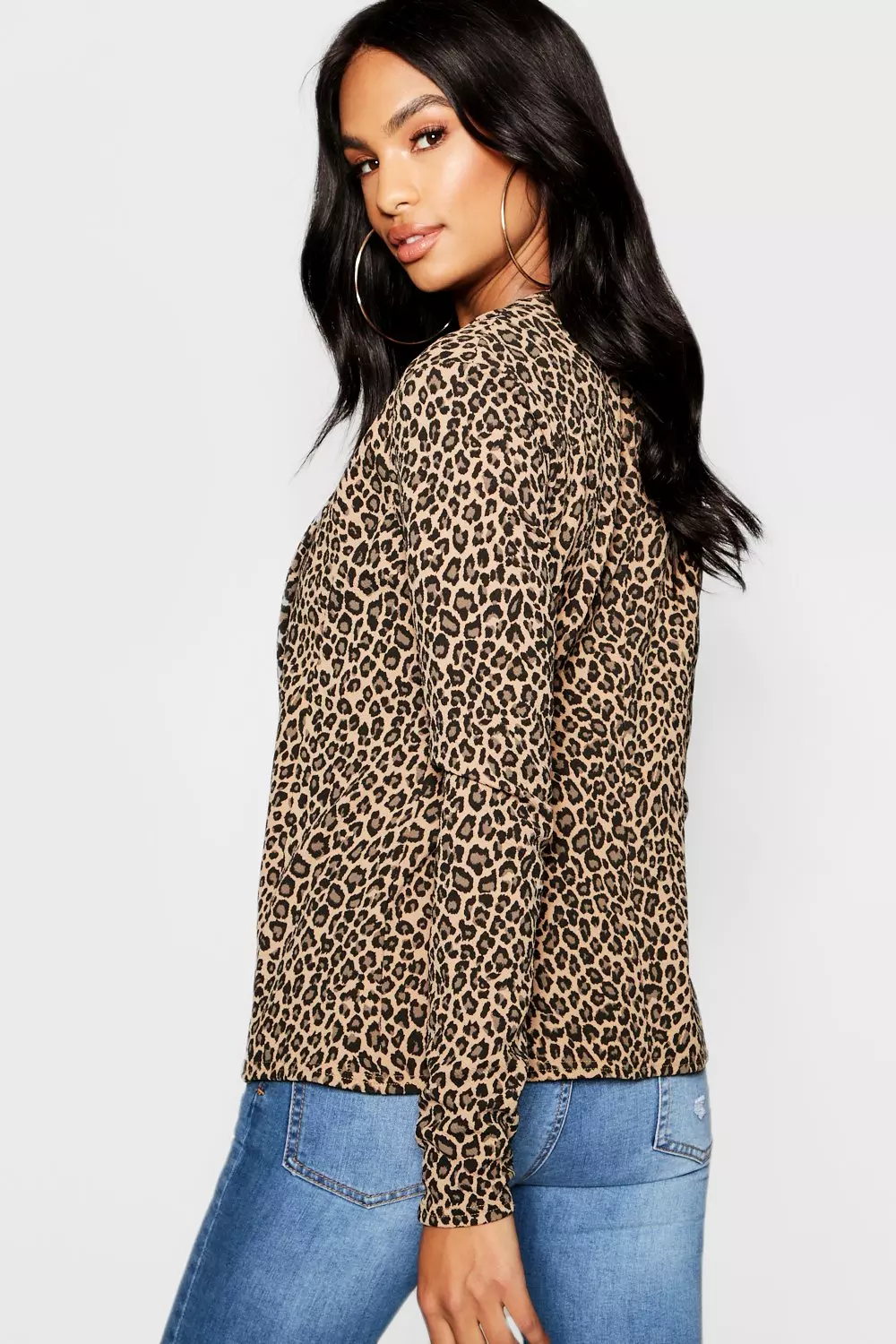 Tall Leopard Print Blazer alternative image