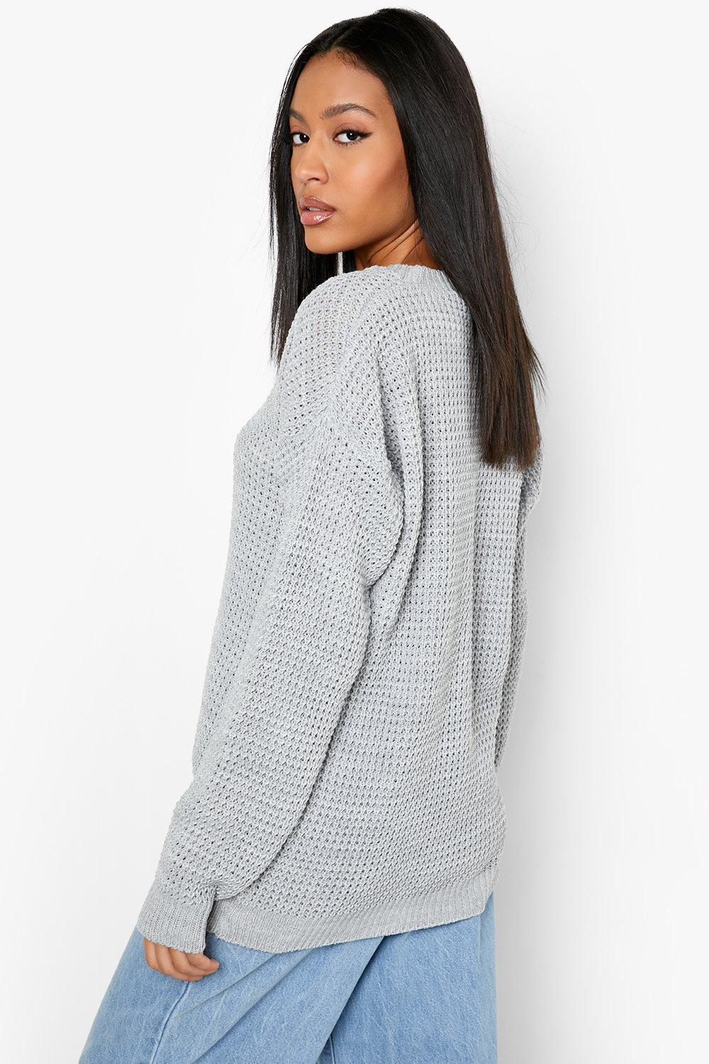 Tall Waffle Knit Jumper