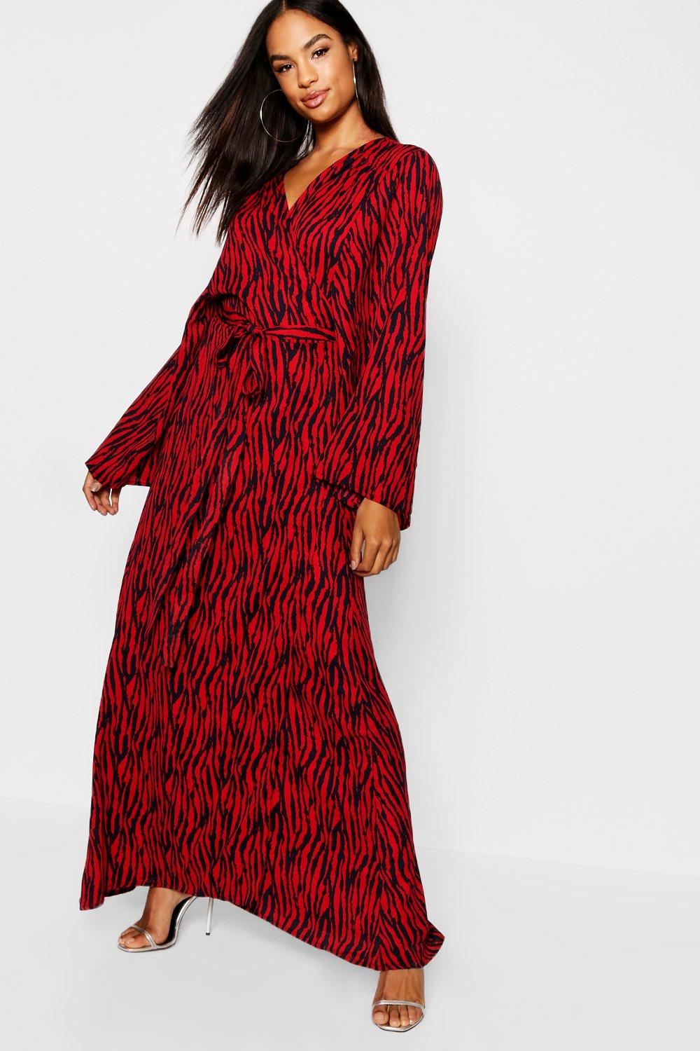 boohoo tiger print dress