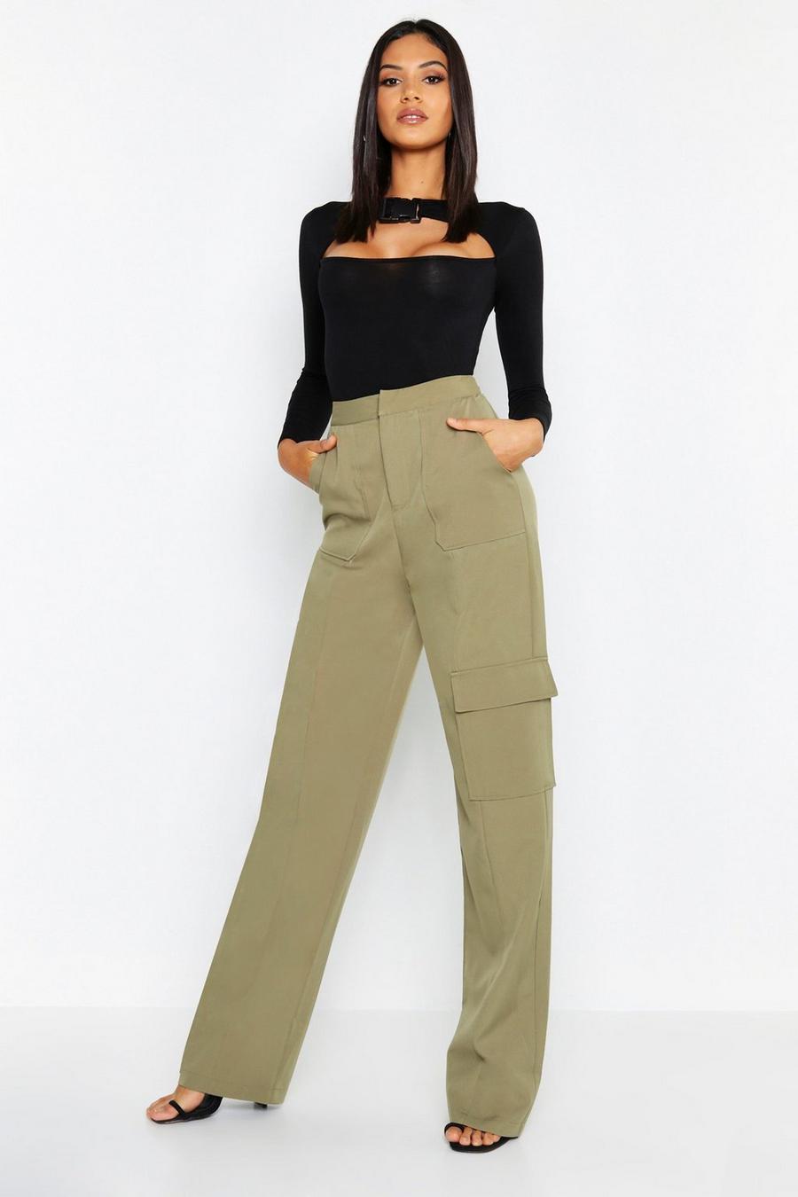Tall Utility Pocket Wide Leg Trouser image number 1