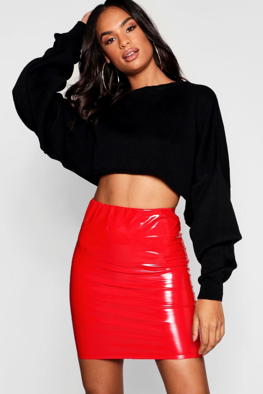ASOS Leather Look Mini Skirt With 80's Waist | lupon.gov.ph