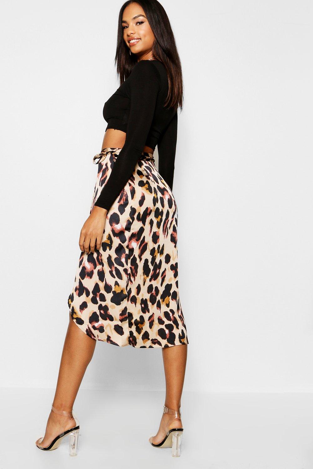 white wrap skirt boohoo