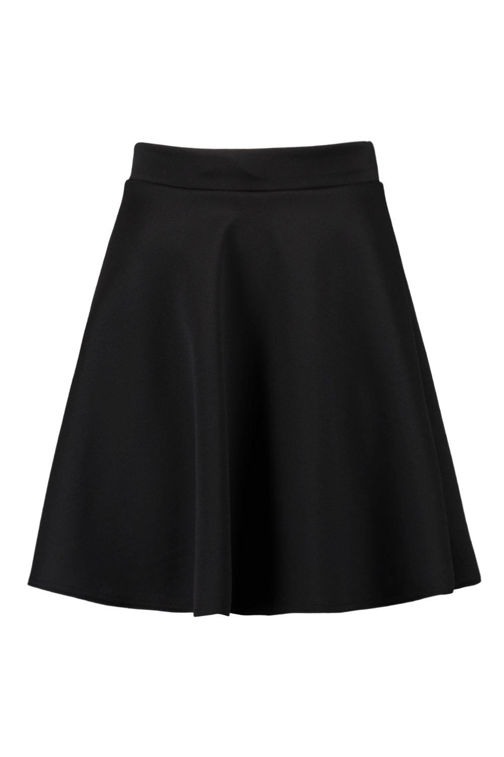 black skater skirt tall