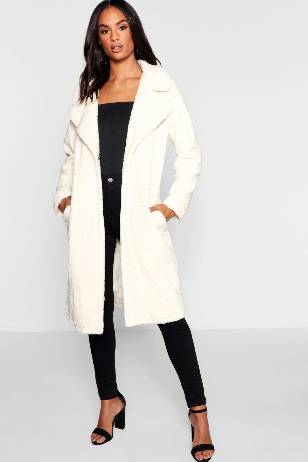 tall teddy bear coat