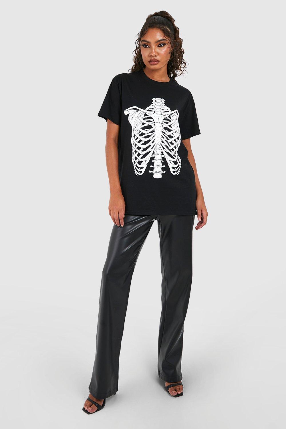 ladies skeleton t shirt