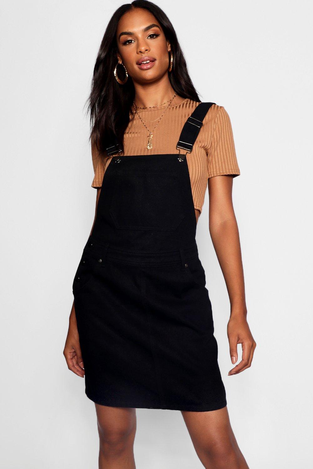 black pinafore dress tall