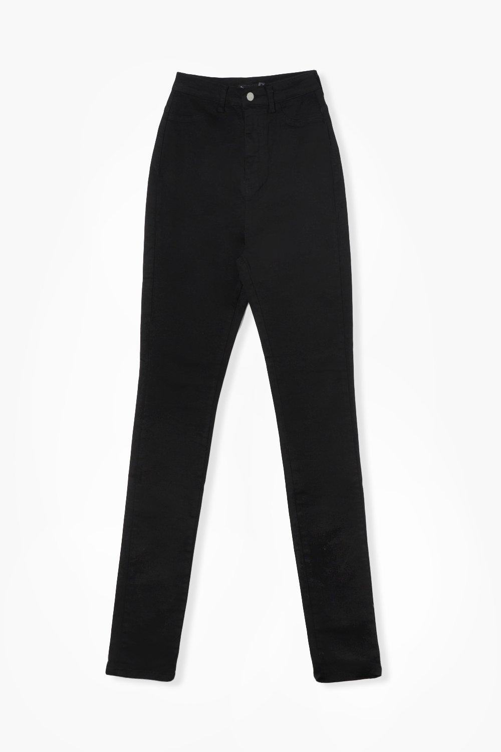 Buy Boohoo Tall Basic Black Denim Jeggings In Black