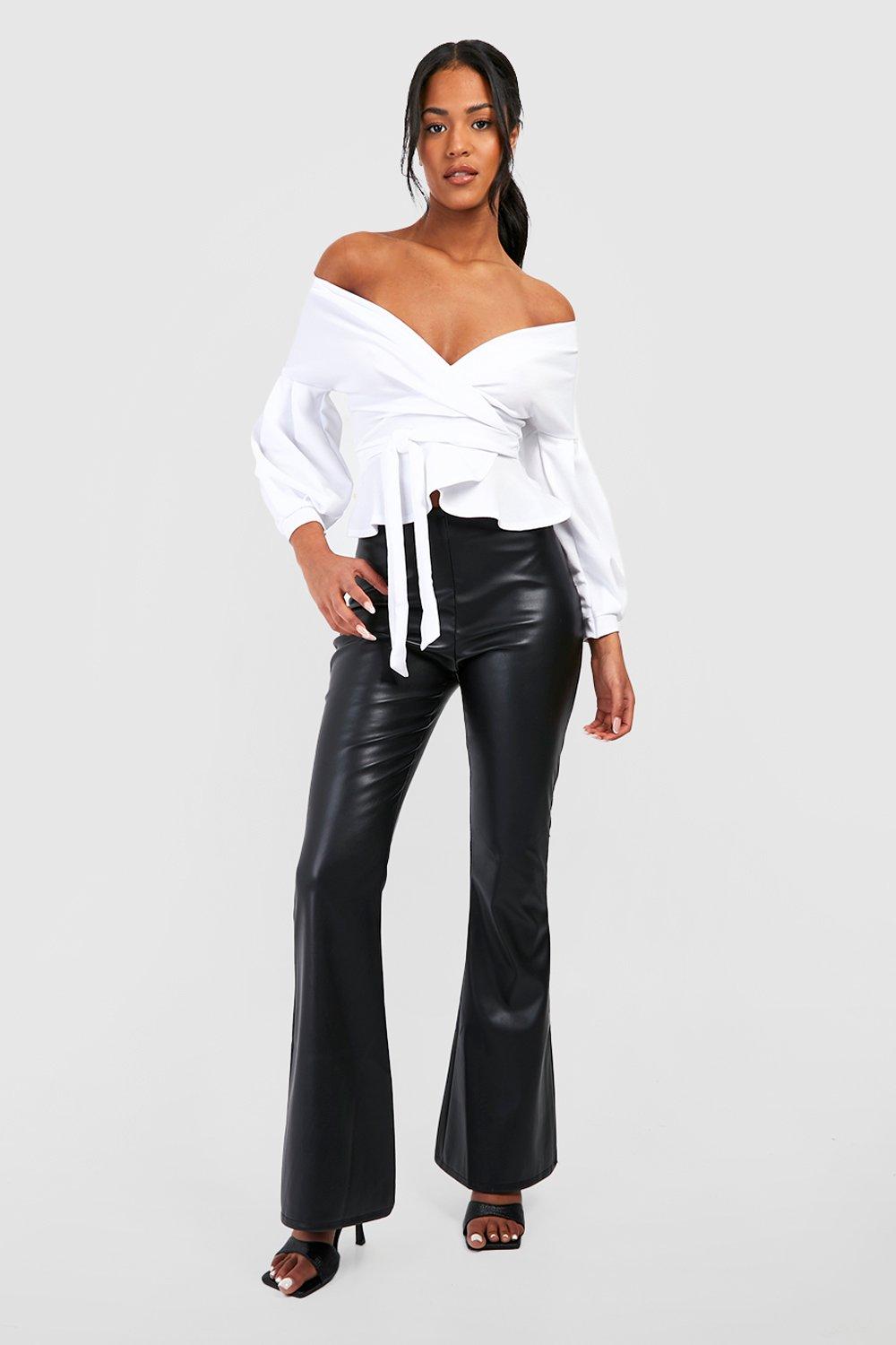 White Tall Off The Shoulder Blouse