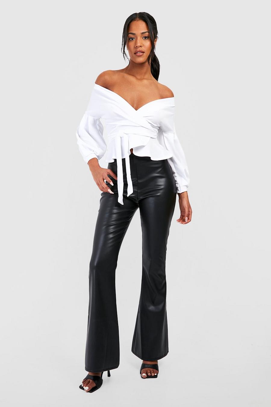 Ivory white Tall Off The Shoulder Blouse
