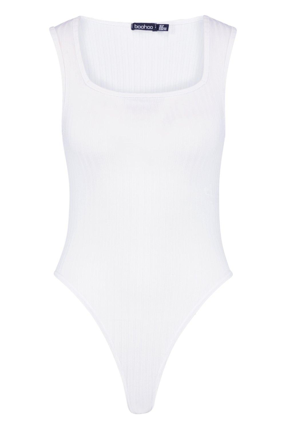 Tall Square Neck Rib Bodysuit