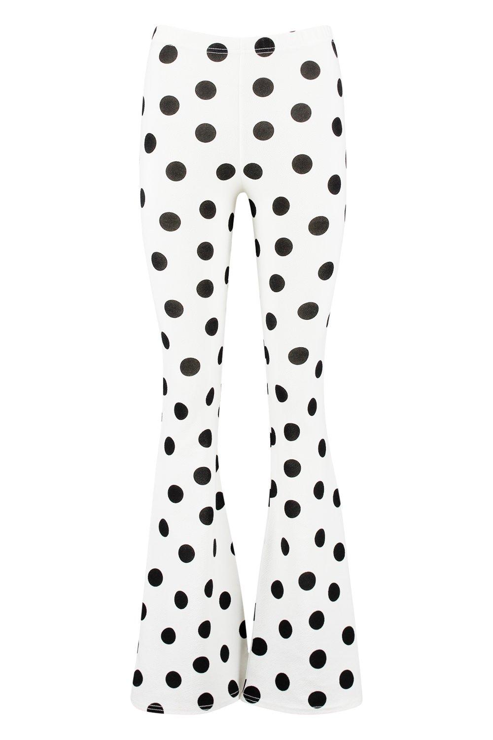 Tall Polka Dot Flare Pants