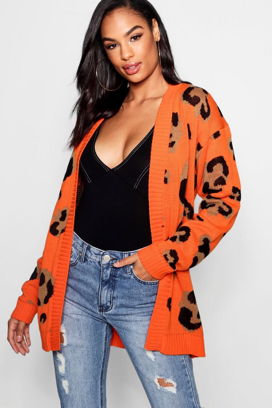Tall Leopard Cardigan image number 1