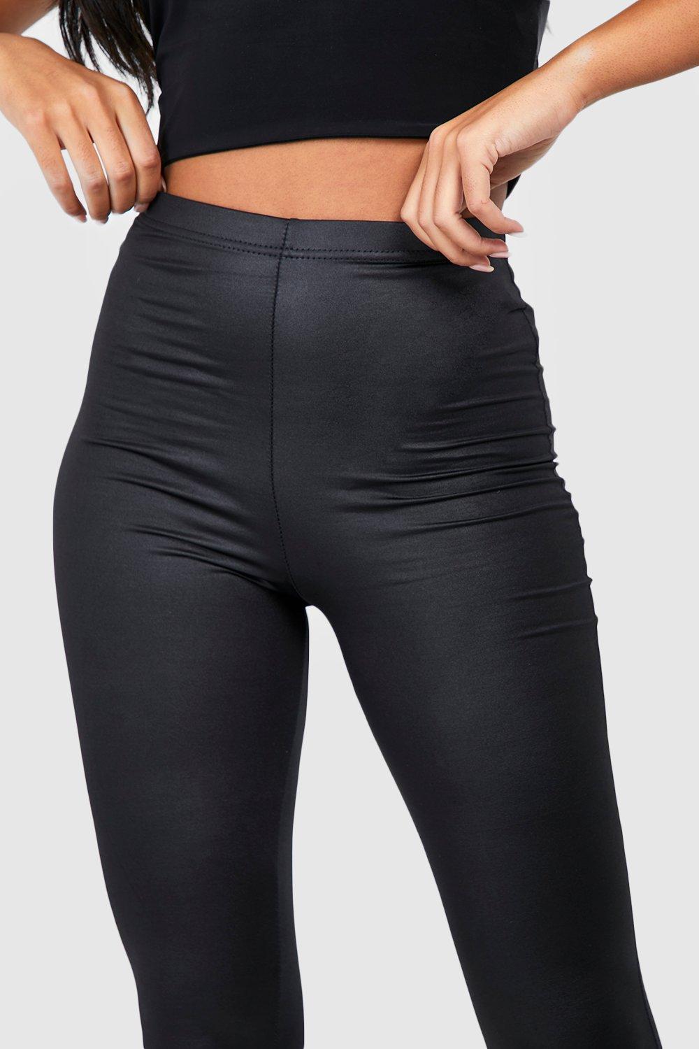 Tall Faux Leather High Waisted Leggings