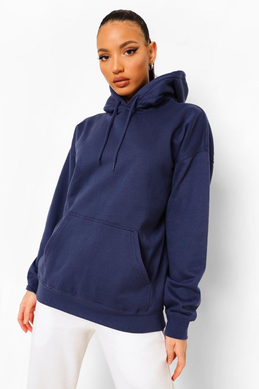 Tall - Sweat à capuche oversize, Navy image number 1