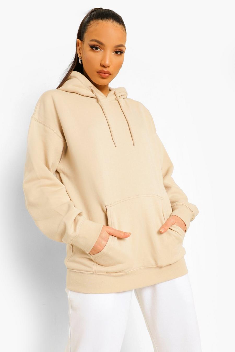 Sand beige Tall - Oversize hoodie