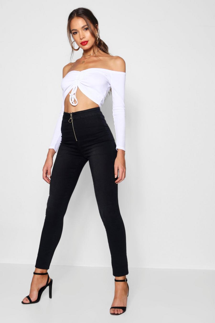 Tall Jayde Skinny Jeans mit O-Ring und 36"" Bein image number 1