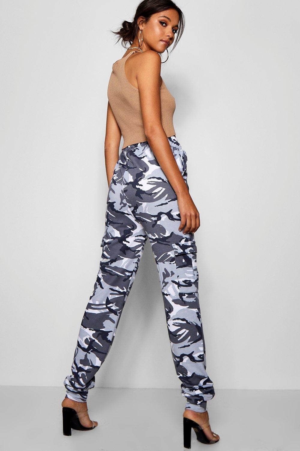 Camo loopback sales cargo joggers