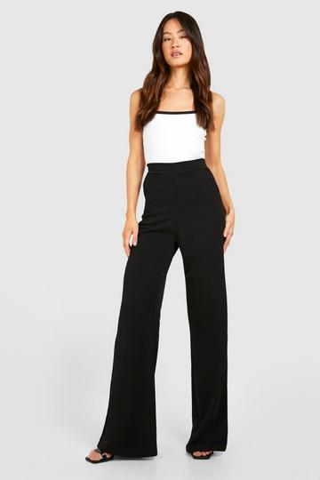 Tall High Waisted Trousers black
