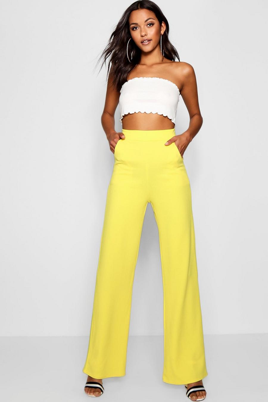 Lemon Tall High Waisted Trousers image number 1