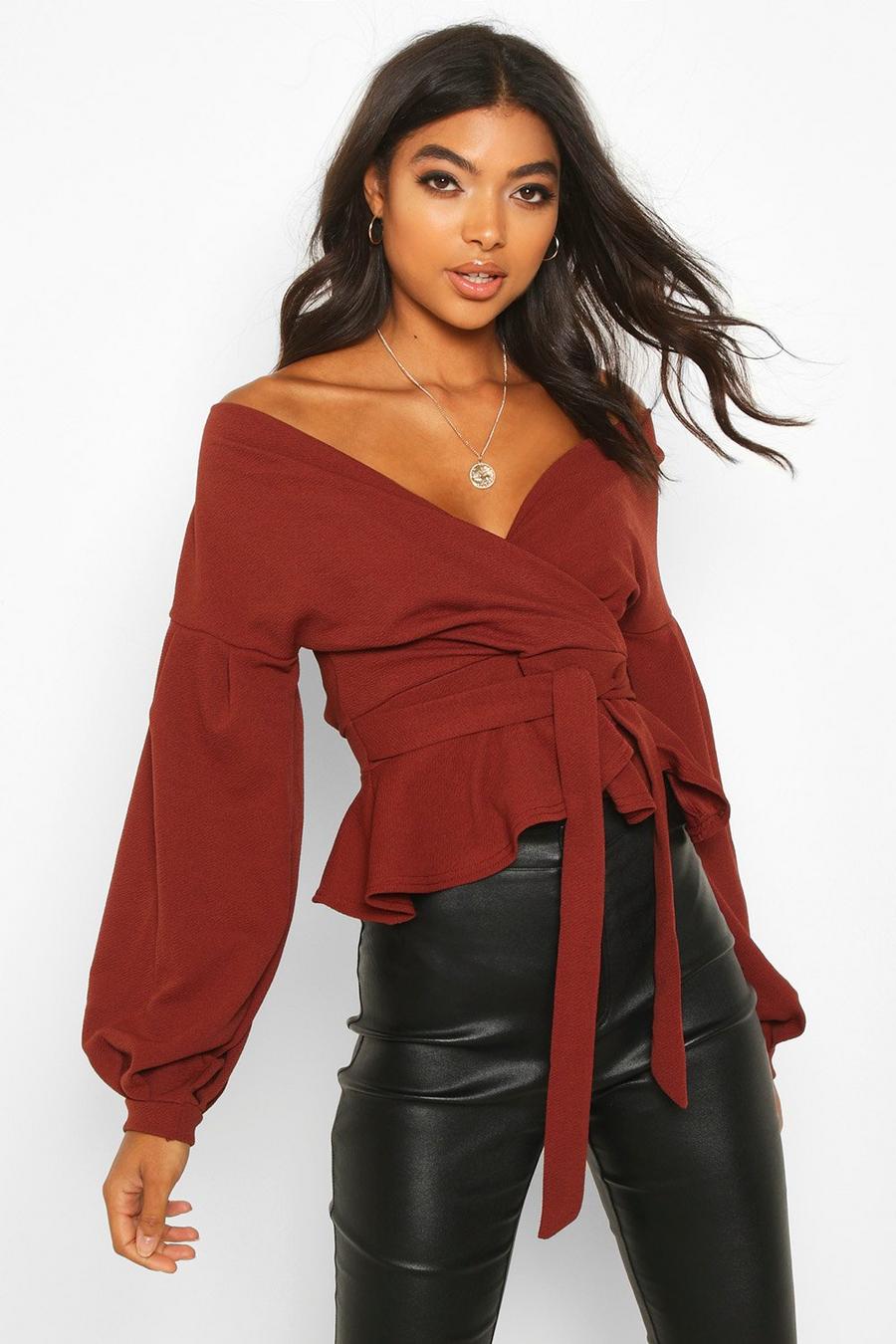 Tall Off The Shoulder Blouse image number 1
