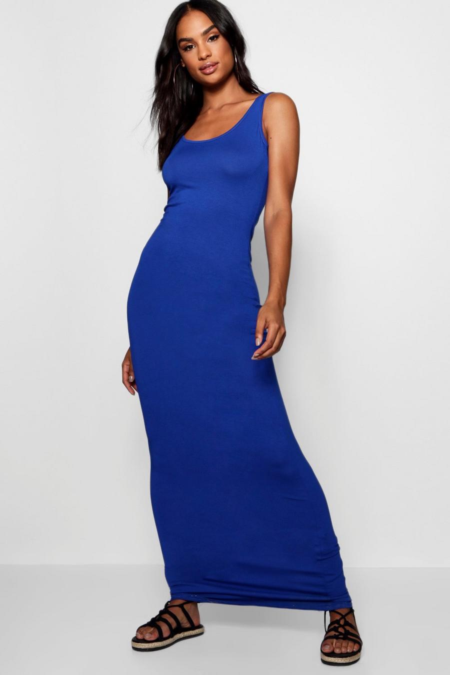 Robe maxi sable Tall, Cobalt image number 1
