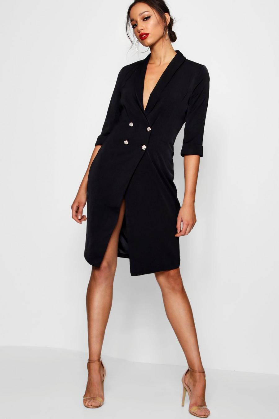 Tall Double Breasted Blazer Dress image number 1