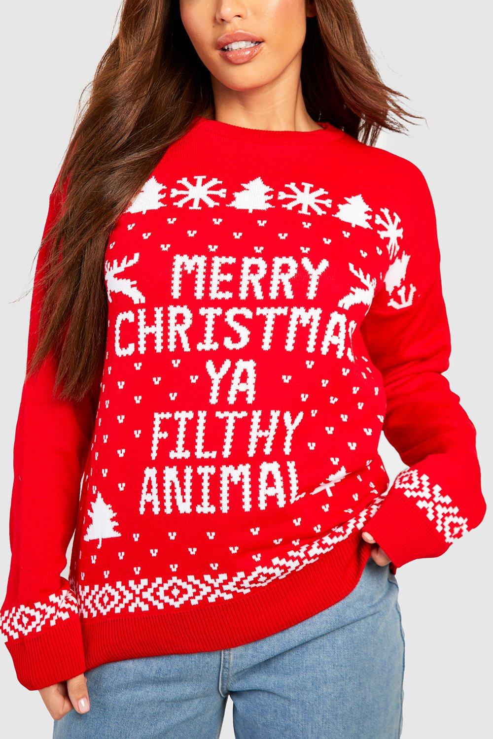 Pull de noel discount boohoo