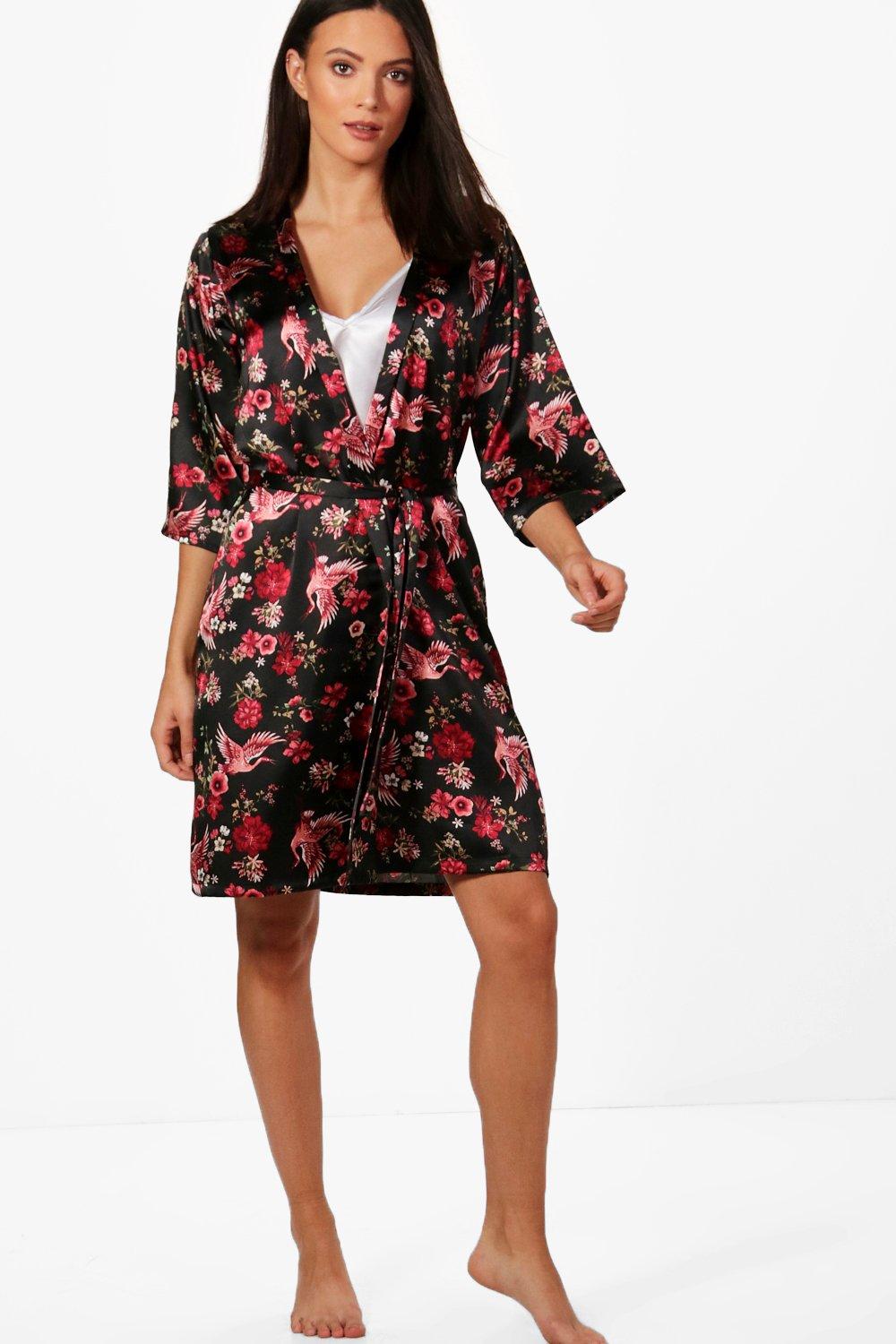 robe kimono boohoo