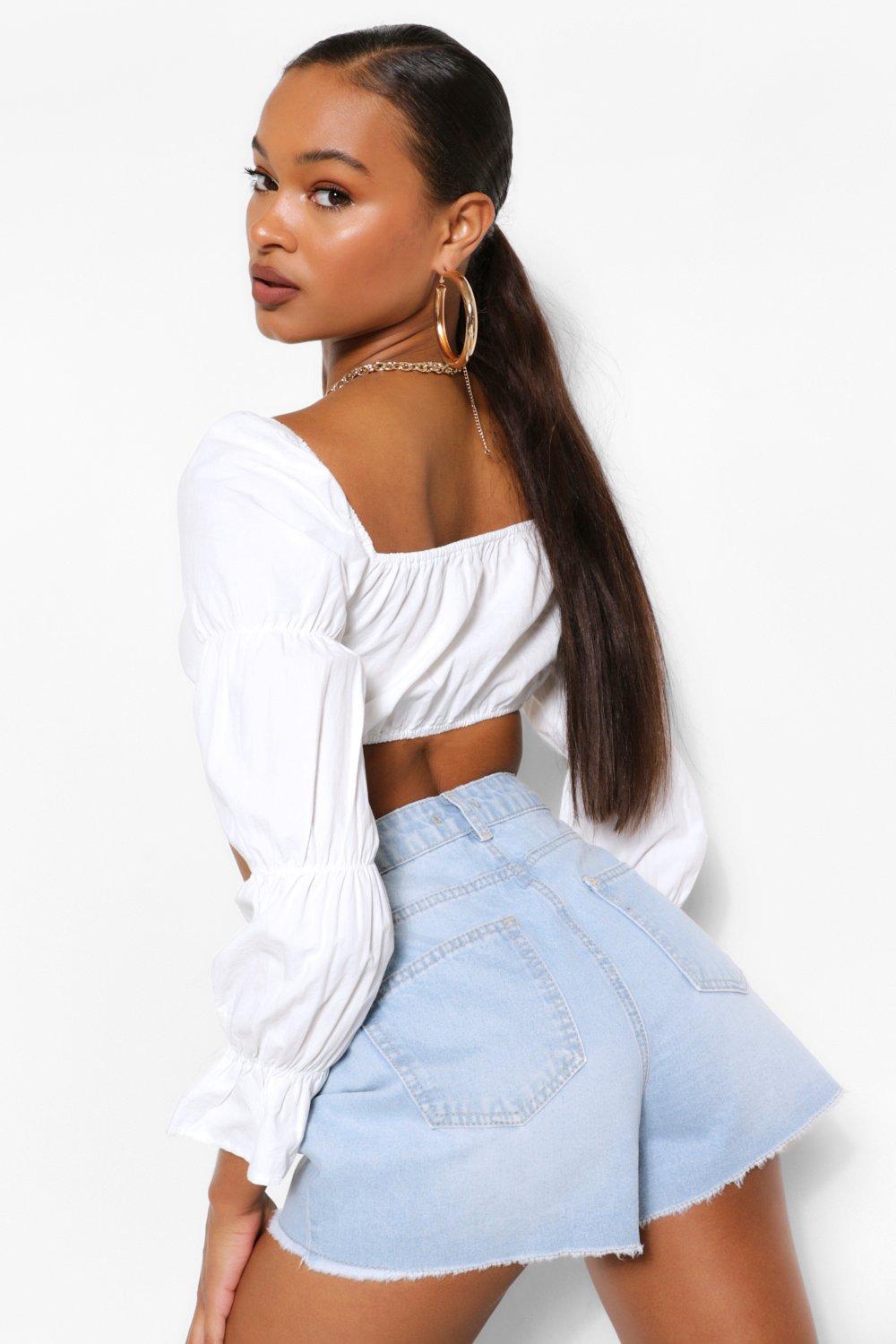 jean shorts for tall women