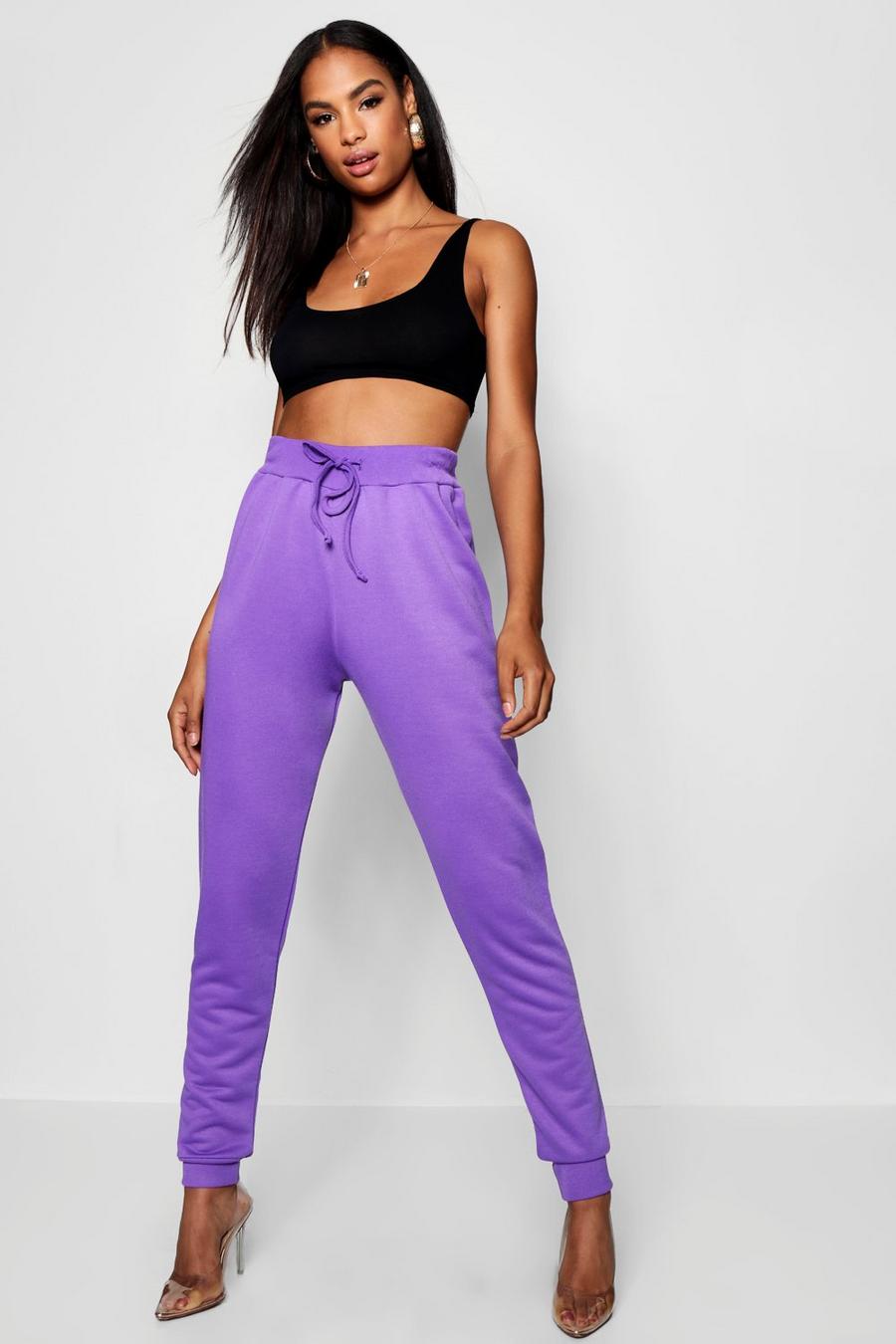 Violet Tall Basic Joggers image number 1