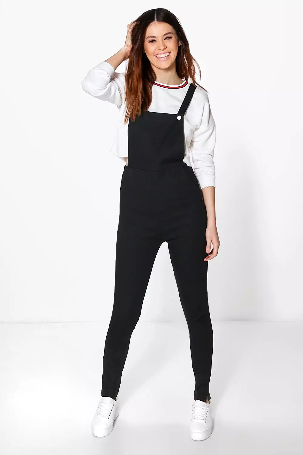 Stretch dungarees store