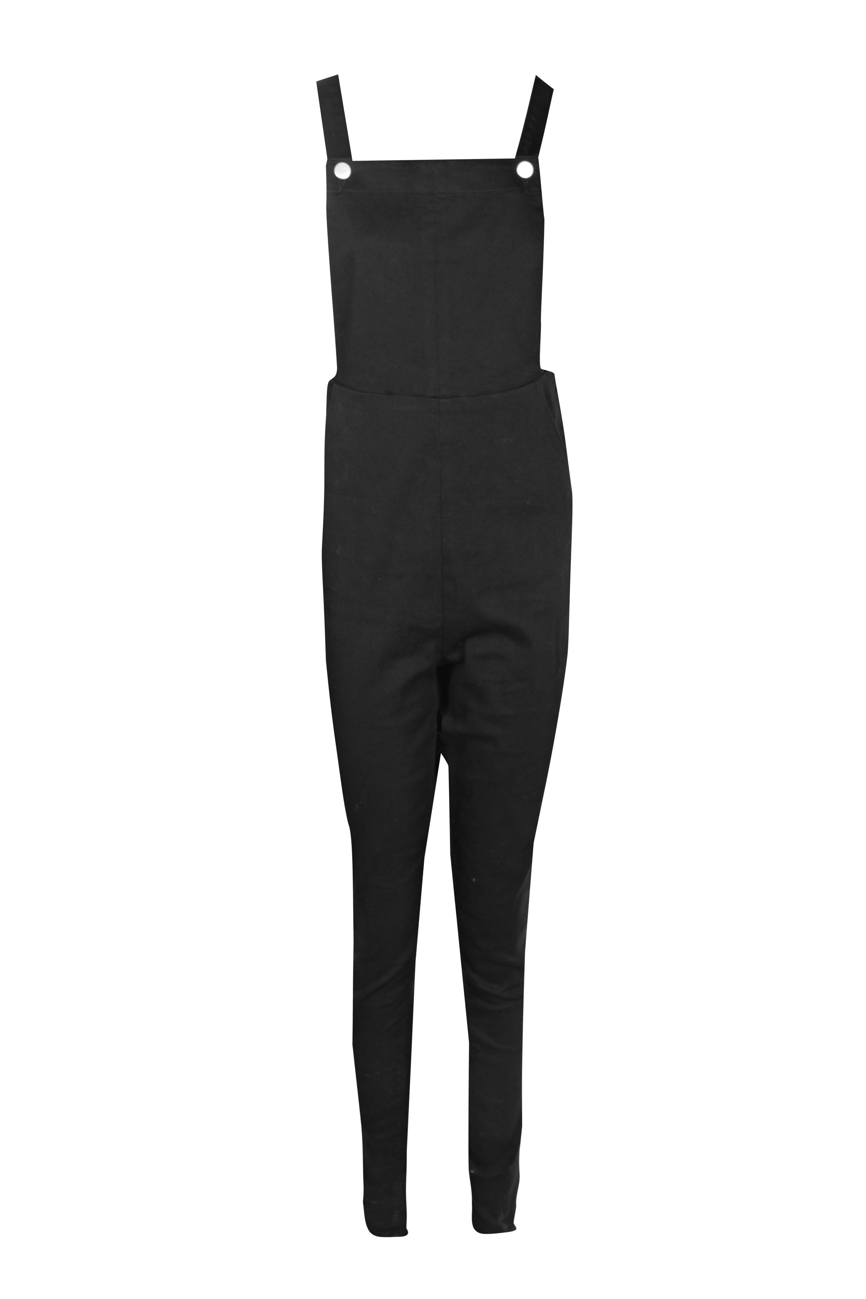 stretch dungarees