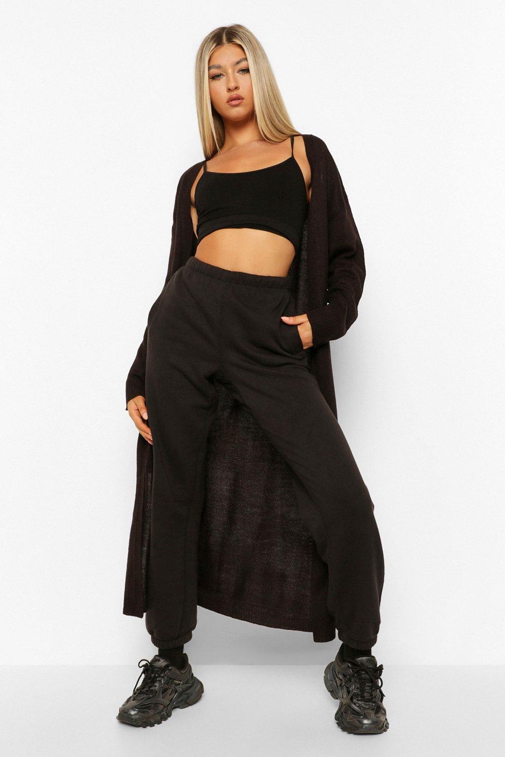 boohoo chunky knit cardigan