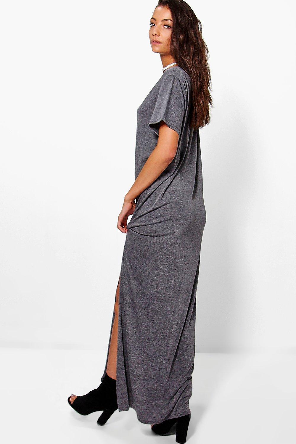 Side split maxi shirt on sale