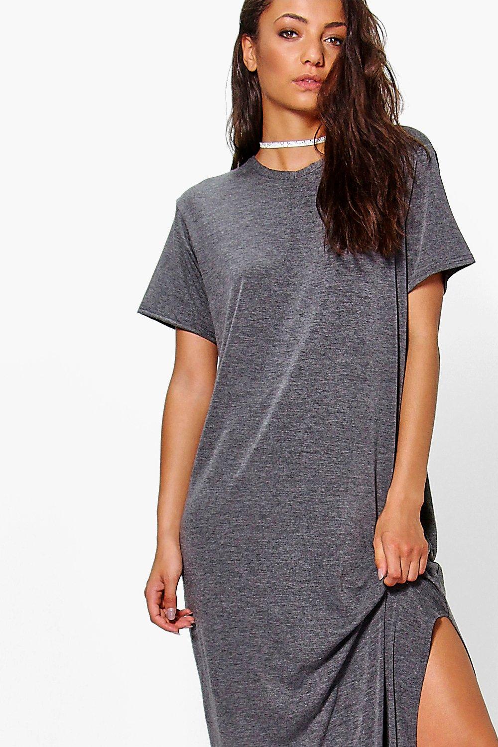 Split t best sale shirt dress