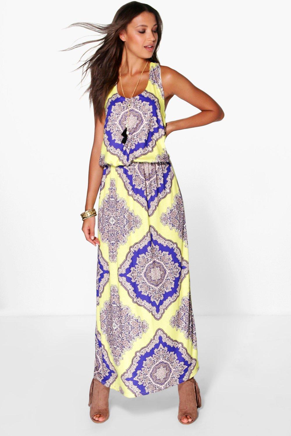 boohoo paisley maxi dress